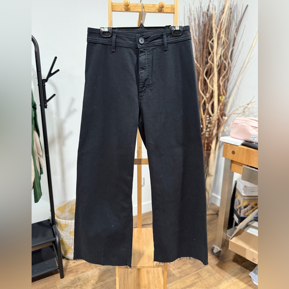 Zara Women’s Relaxed Wide Leg Denim Jeans